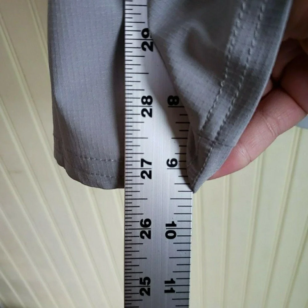 Bass &‎ Co Cargo Shorts Mens 3XL Gray Quick Dry UPF 40 Elastic Waist Everyday